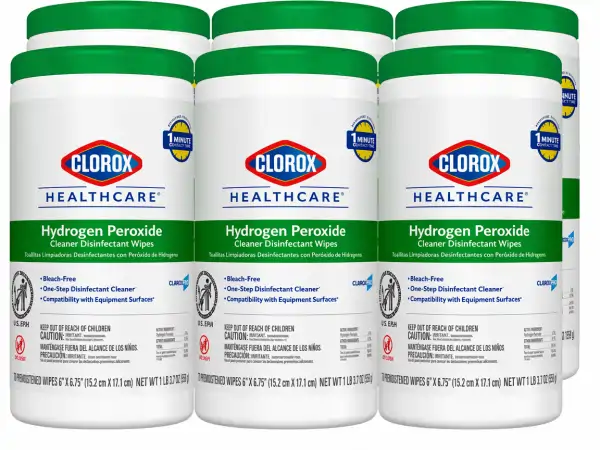 Clorox Healthcare Hydrogen Peroxide Disinfectant Wipe