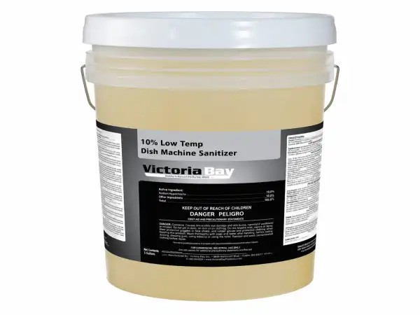 Low Temp 10% Dish Machine Sanitizer 5 GAL