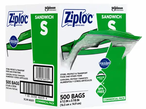 Ziploc Sandwich Bag 6.5X6 IN