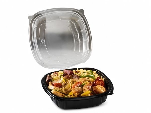 Take-Out Container Hinged 8X8X2.5 IN