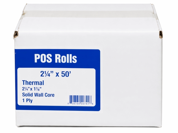 Alliance Thermal Paper Receipt Rolls 2 1/4 x 50 White 50 Rolls