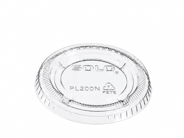 Solo Lid Flat Medium For 2 OZ Souffle & Portion Cup