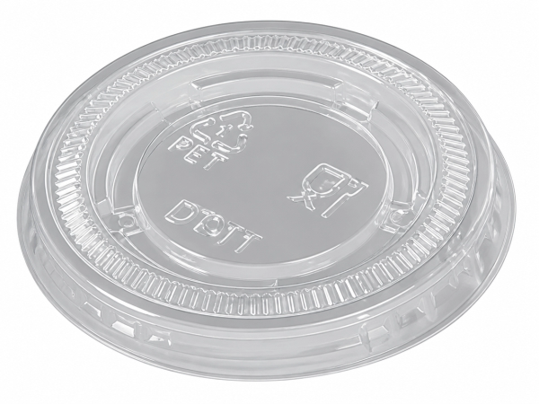 Lid Flat For 1 OZ Souffle & Portion Cup