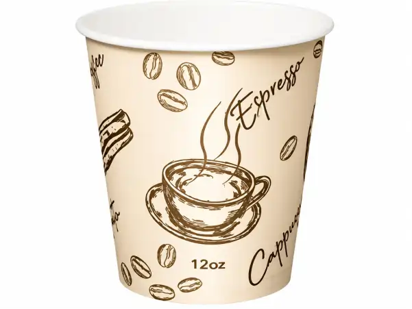 Hot Cup 12 OZ Paper Serenity II